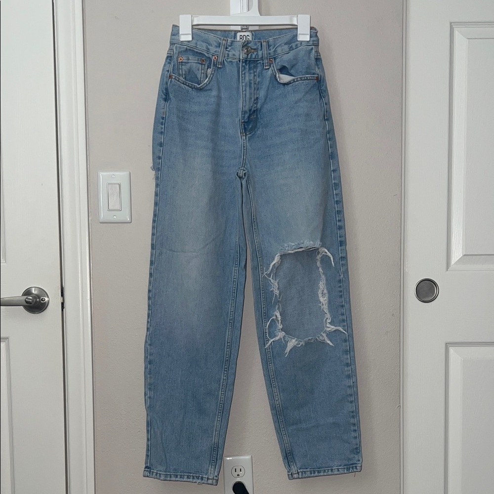 BDG High-Rise Baggy Light Blue Jeans